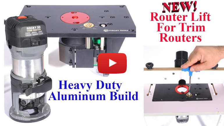 New Woodworking Router Lift for Trim Routers and Palm Routers! Fits most Brands.